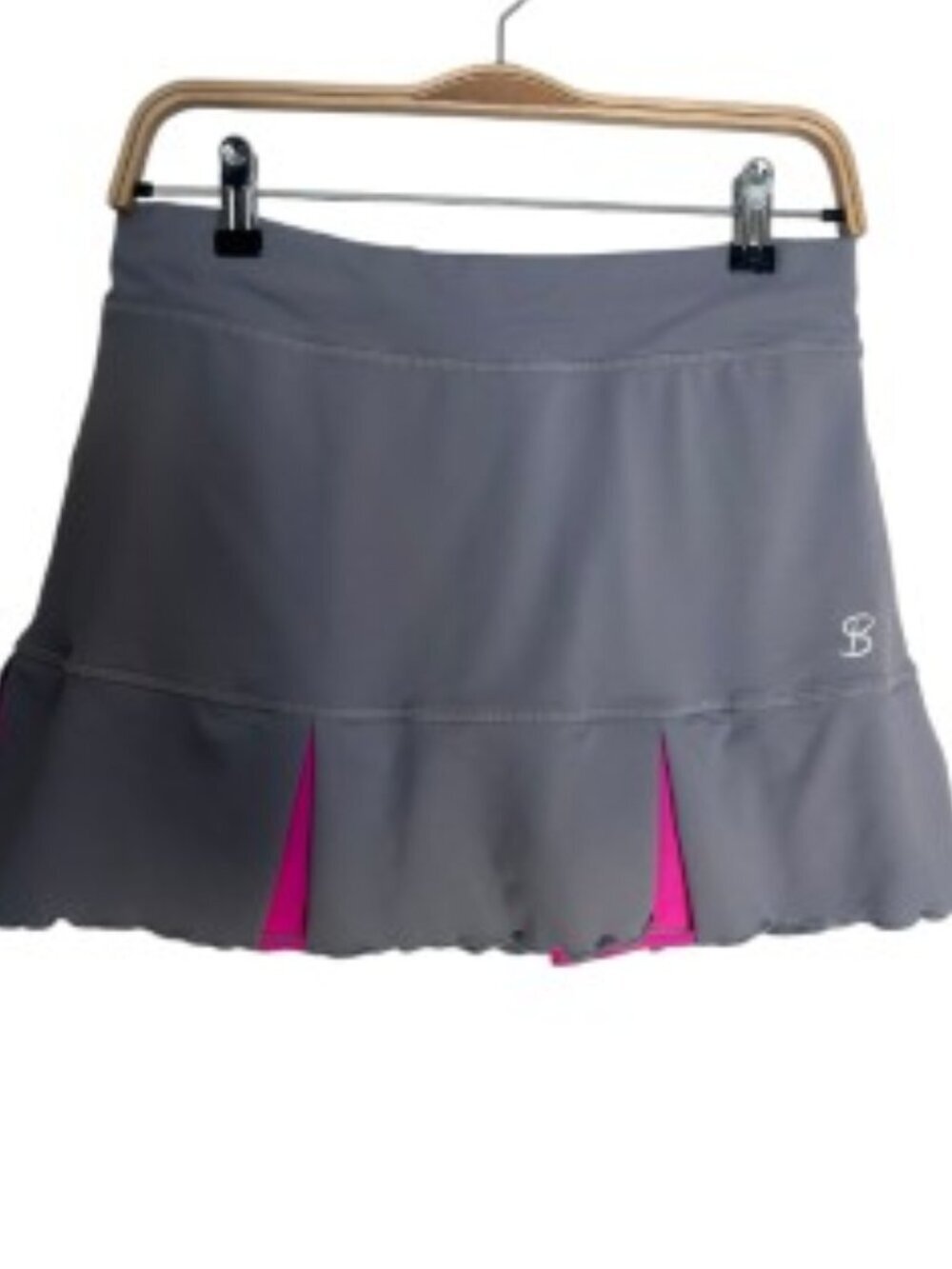Sofibella Grey & Pink Tennis Skirt Medium